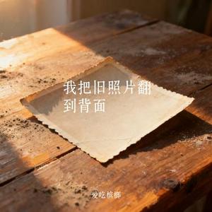 我把旧照片翻到背面
