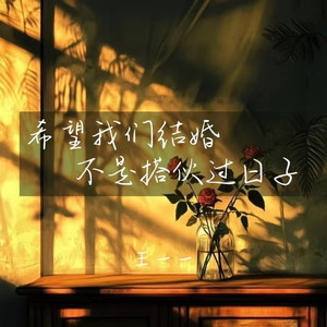希望我们结婚不是搭伙过日子
