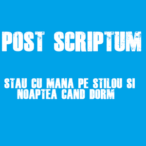 Stau Cu Mâna Pe Stilou Şi Noaptea Când Dorm