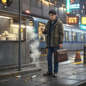 街角的烟蒂