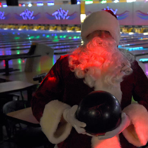Bowling with Santa