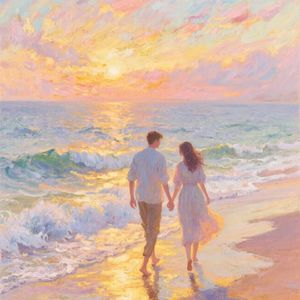 牵手走过四季浪漫