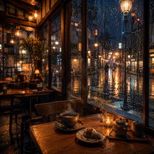 Rainy Tokyo Café