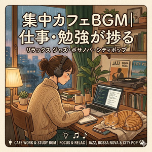 おしゃれカフェで仕事している気分の集中BGM｜作業用ジャズ