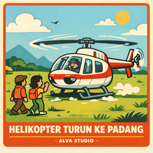 HELIKOPTER TURUN KEPADANG