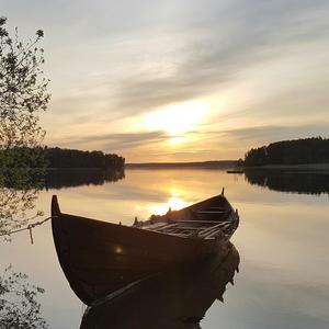 Midsommarens sol strålar som ett sommarregn