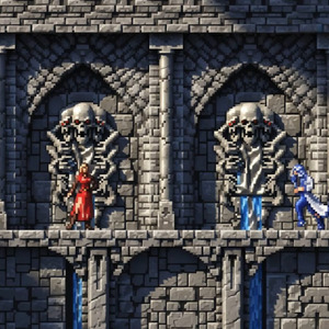 AI重制 - GBA恶魔城晓月 时计塔