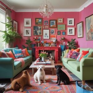 My Crazy Corgi and Pug by @abstractmusicians4655