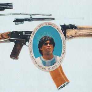 Maradona On The Field