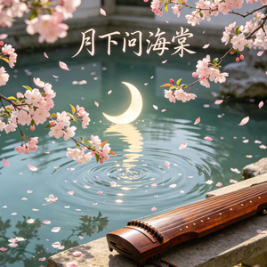 月下问海棠