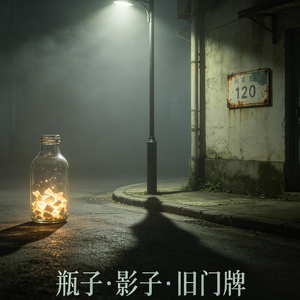 锈迹旧门牌