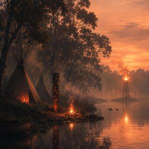 Ash on the river