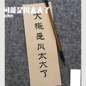 可能是风太大了