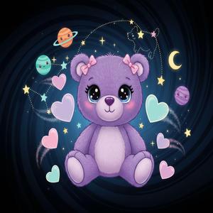 Purple Teddy bear beat only