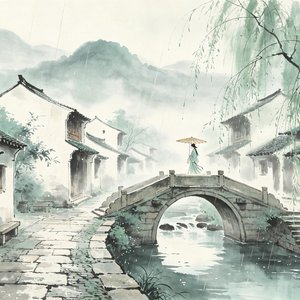 水墨烟雨