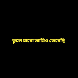 ভুলে যাবো আমিও ভেবেছি