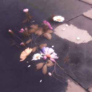 красивое небо, осколки