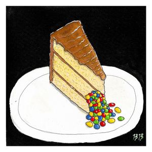 buttercream (top layer)