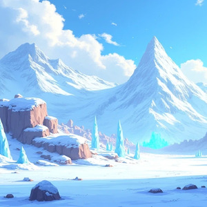 白い大地の幻想