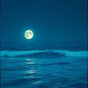 潮汐拥抱的夜晚