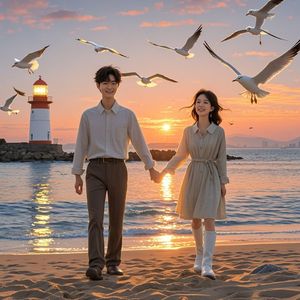 大连的海，我的暖阳