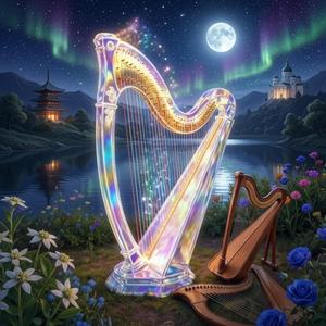 ゆりかごのうた Harp Melody