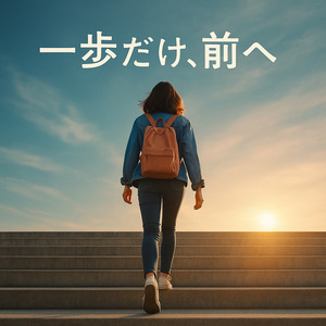 一歩だけ、前へ