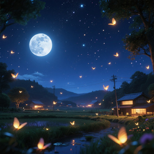 ホタルが咲く夜のうた