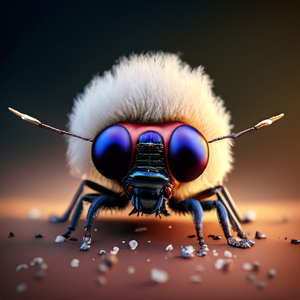 L'insecte chauve