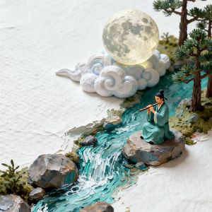 清泉石上流#AI创作大赛秋意氛围赛季