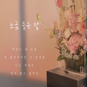 조금 늦은 말