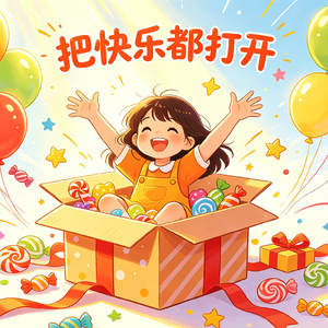 把快乐都打开