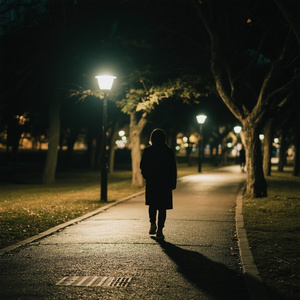 深夜漫步