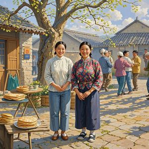 网络大名人之翠花与素芬-糊涂的瓜