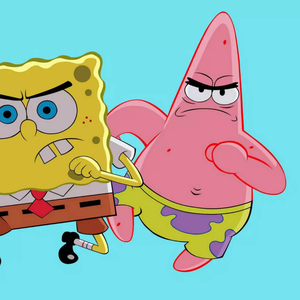 我派大星要去章鱼哥家摇头