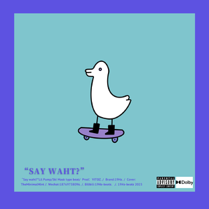 “Say waht?”Lil Pump/Ski Mask type beat