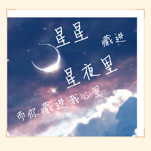 星星藏进星夜里而你藏进我心里