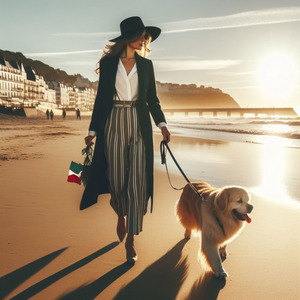 Ella es una dama rica y elegante