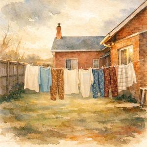 빨래 (The Laundry Line)