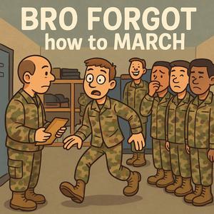 BRO FORGOT how to MARCH