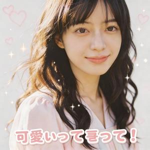 可愛いって言って!