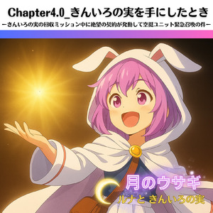 Chapter4.0:きんいろの実を手にしたときーきんいろの実の回収ミッション中に絶望の契約が発動して空挺ユニット緊急召喚の件ー 「月のウサギ ルナと きんいろの実」より