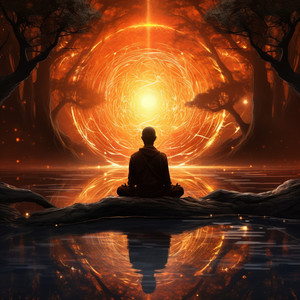 Calma Junto A La Luz Del Fogón