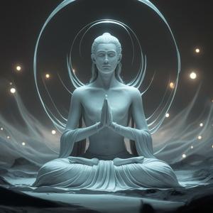 Krishna's call in soft surrender, Binaural Beat Epsilon 0.1 Hz