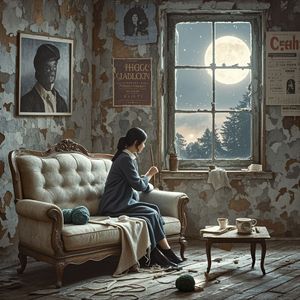 旧沙发与老月光-胖丶龙猫