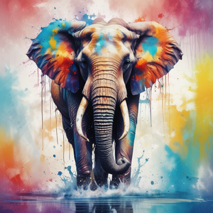 हाथी राजा (Haathi Raja) by @lifeaffirmingbuttons315