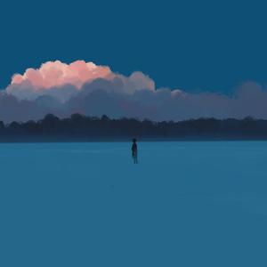 sunset with sea wind