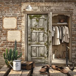 老屋的门-平凡人生