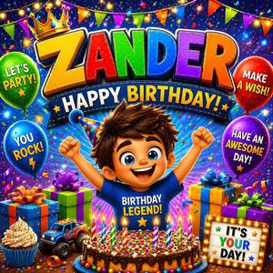 Happy Birthday Zander
