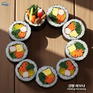 김밥처럼 함께 굴러